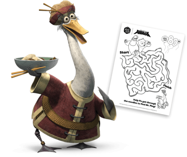 Mr. Ping’s noodle maze